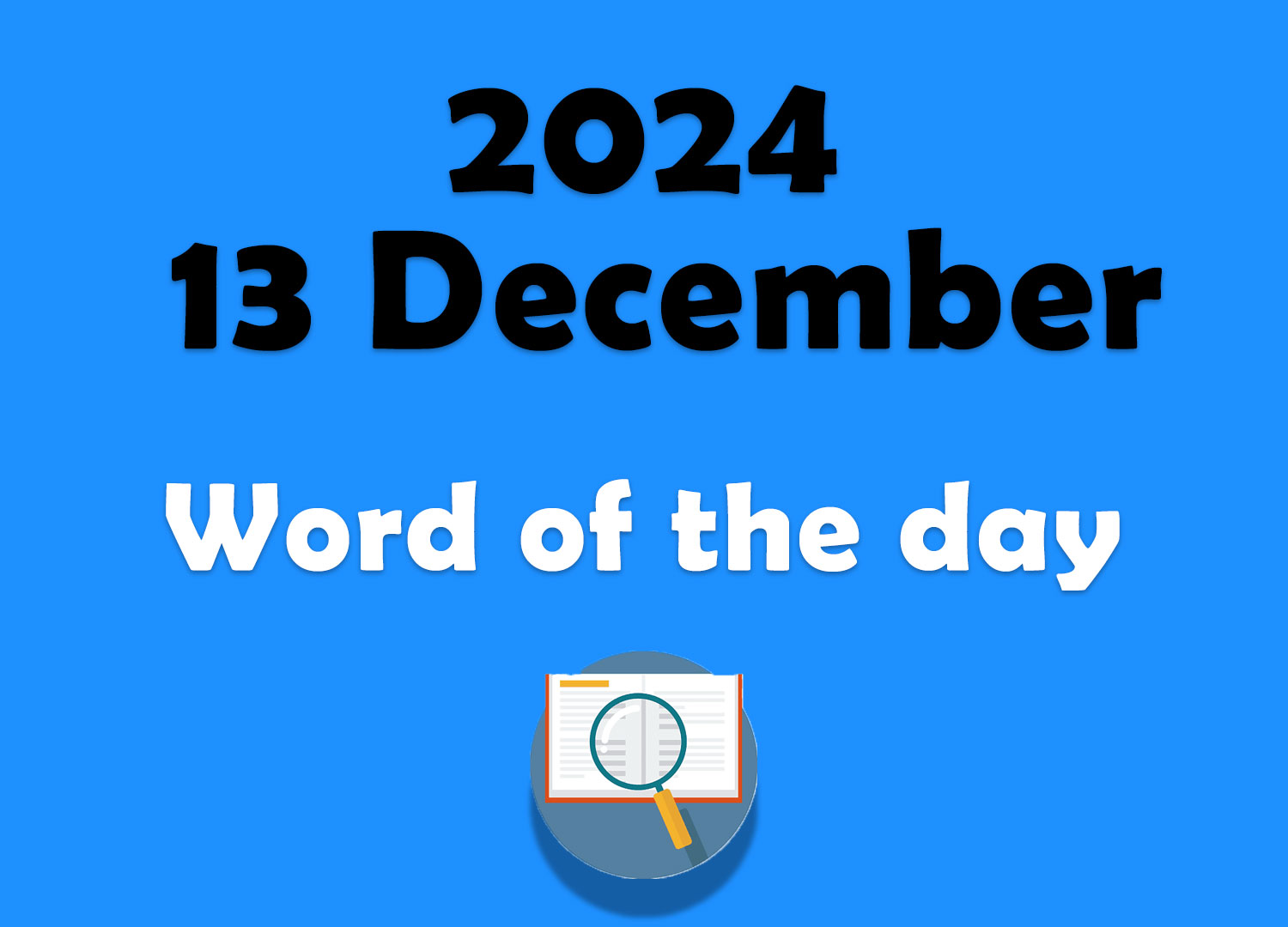 Daily Blog December 13, 2024